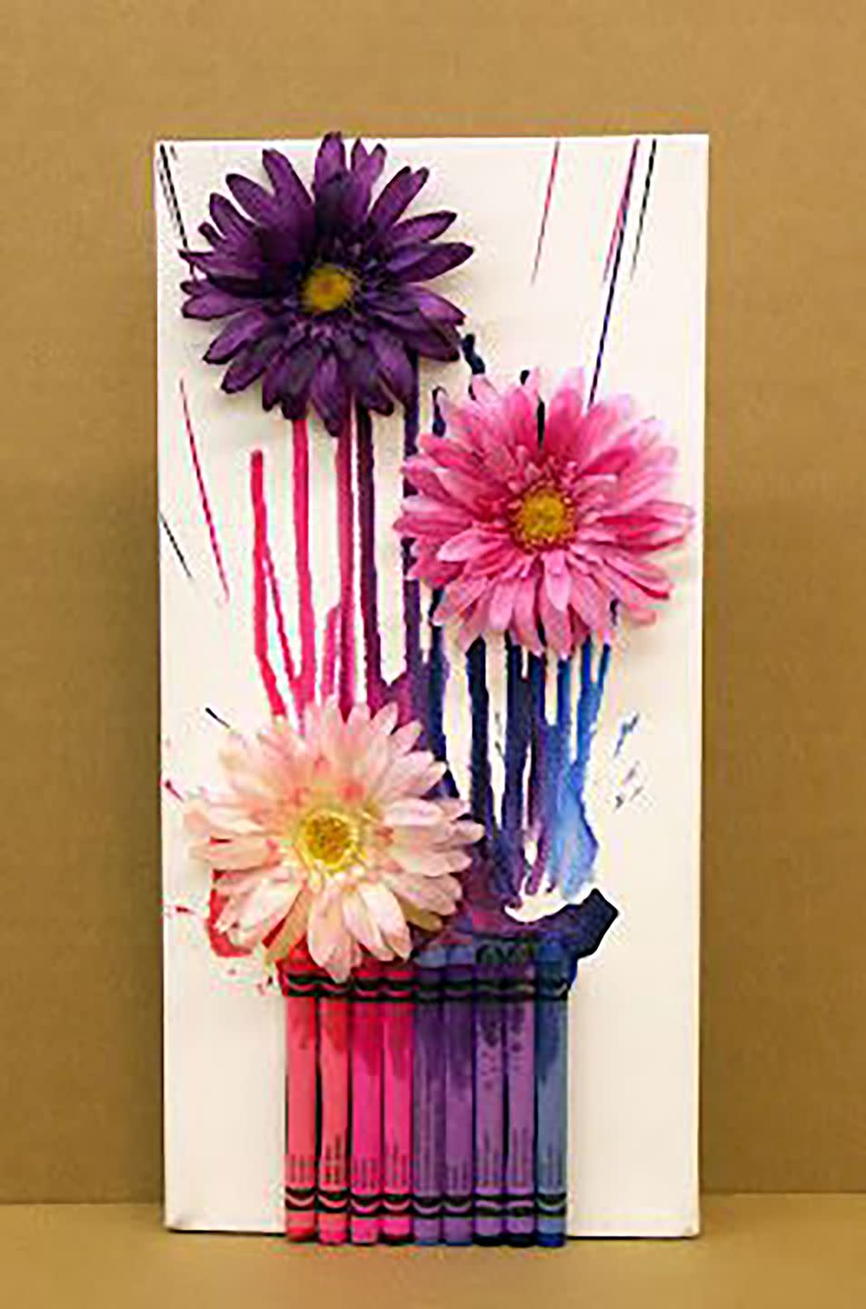 Melted Crayon Spring Bouquet