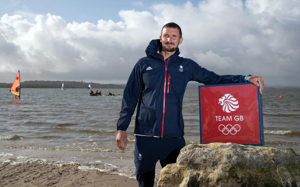 Great Britain's Giles Scott will look to defend his Olympic sailing title in Tokyo next year