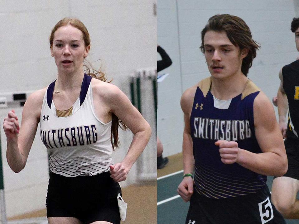 Smithsburg indoor track runners Jenna Howe and Michael Wynkoop were voted The Herald-Mail’s Washington County Athletes of the Week for Jan. 29-Feb. 3.