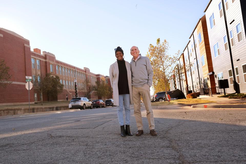 Ron Bradshaw and Gina Sofola, developers of Page Woodson. Wednesday, November 30, 2022.