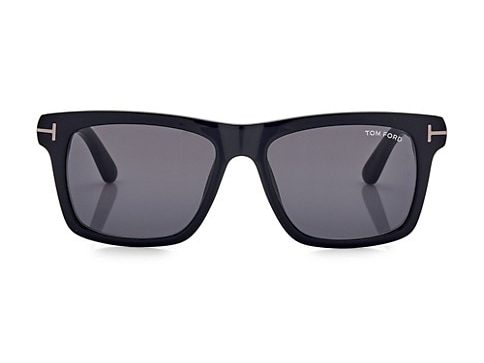 Tom Ford Buckley-02 56mm Wayfarer Sunglasses