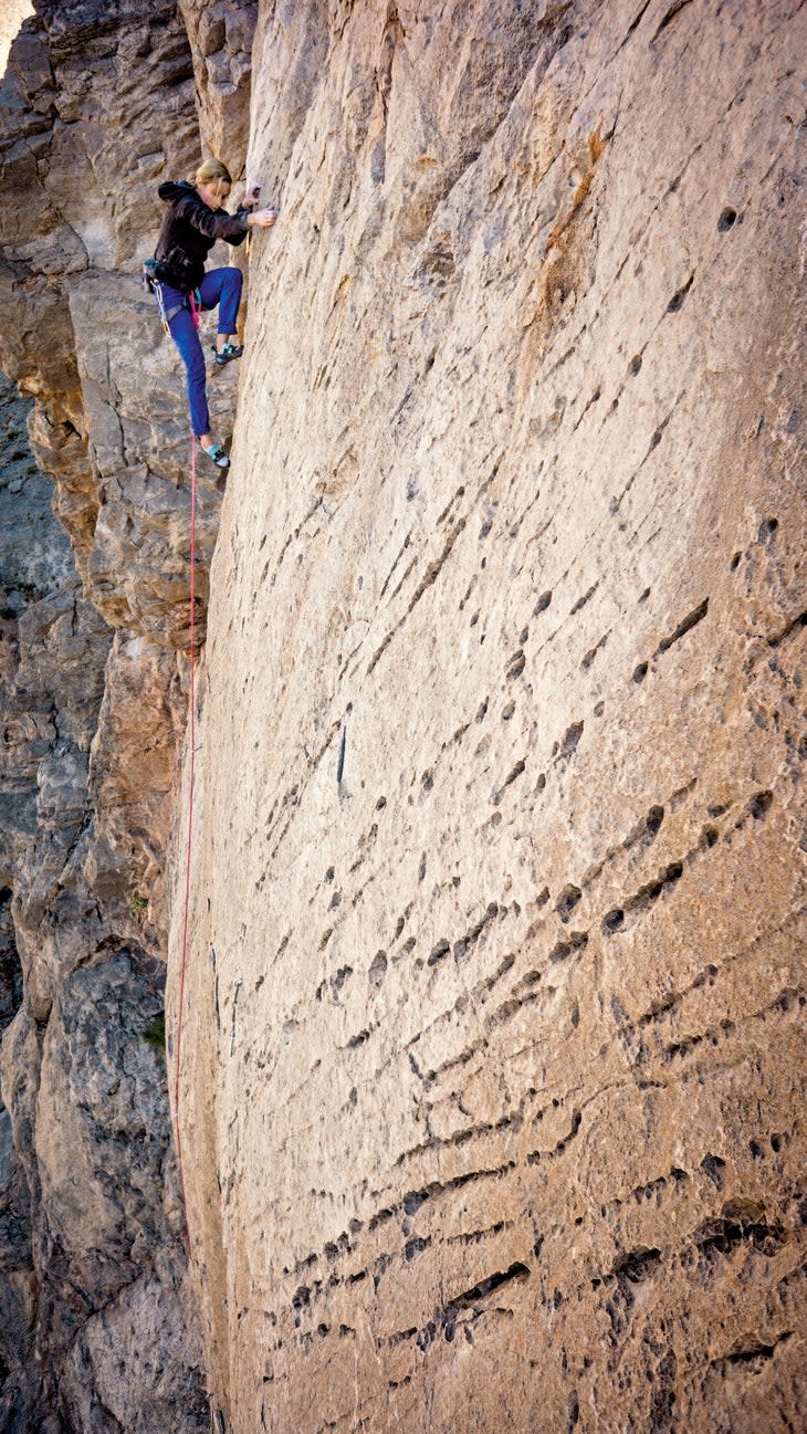 Kristina Rand Virgin River Gorge Jesus Rock Climbing