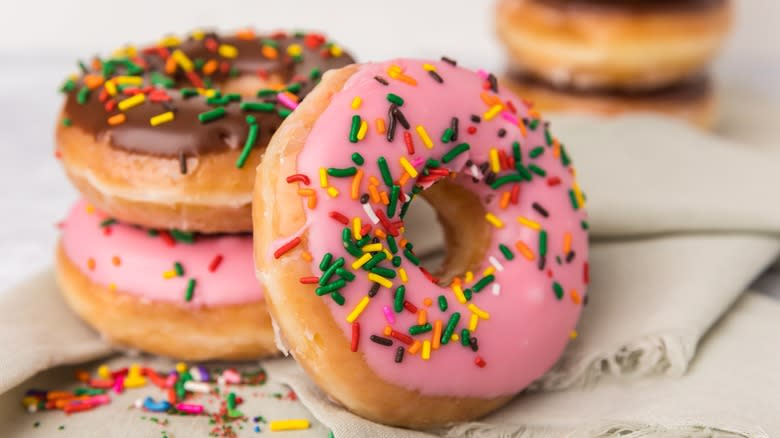 frosted donuts