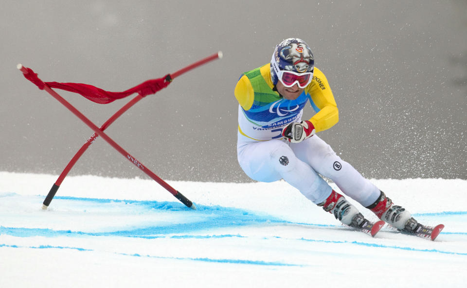 Gerd Schönfelder bei seinen letzten Paralympischen Winterspielen in Vancouver 2010, bei denen er viermal Gold holte. (Bild: REUTERS/Andy Clark)