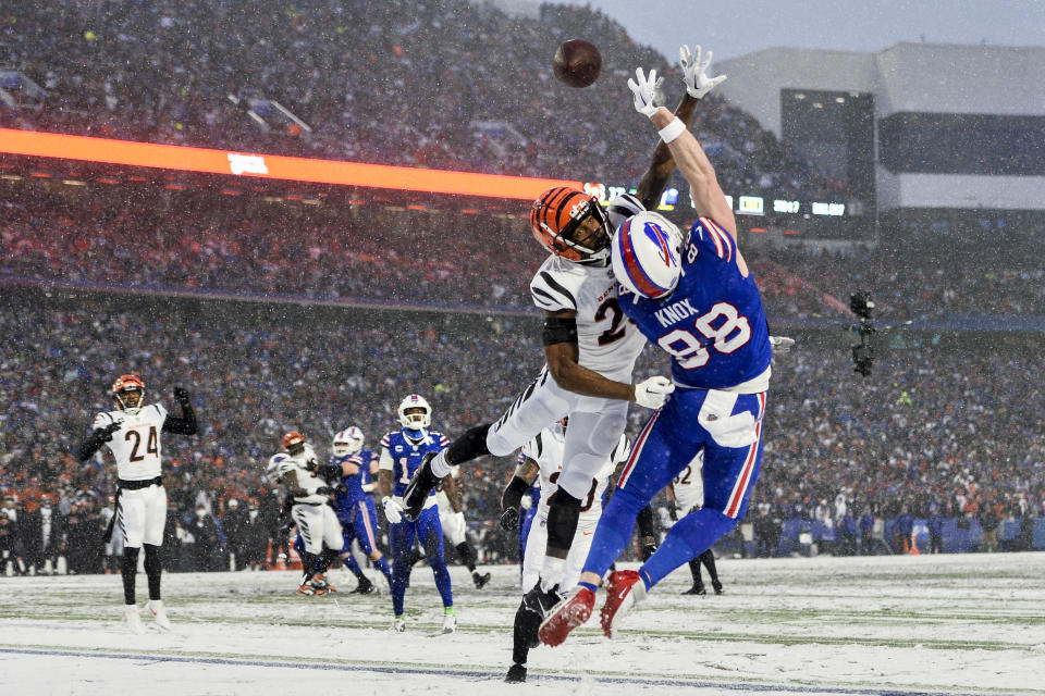 The Bengals came to play Sunday and knocked the Bills out of the playoffs, a much earlier ending than Buffalo fans were hoping for. (AP Photo/Adrian Kraus)