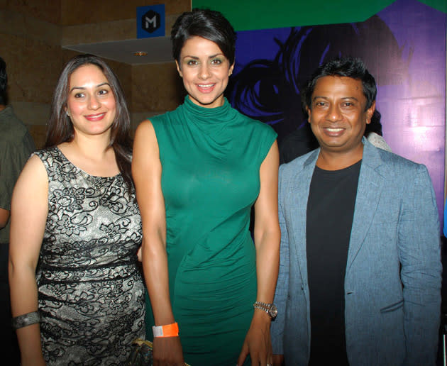 Gul Panag wore green and carried it off with style.