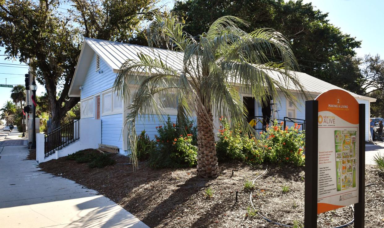 The historic Leonard Reid House, built in 1926, was moved to the corner of Dr. Martin Luther King Way and N. Orange Ave. in May 2022 and is undergoing restoration before opening as the new home for the Sarasota African American Cultural Coalition.