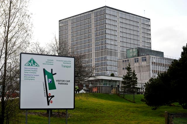 The main DVLA building in Swansea