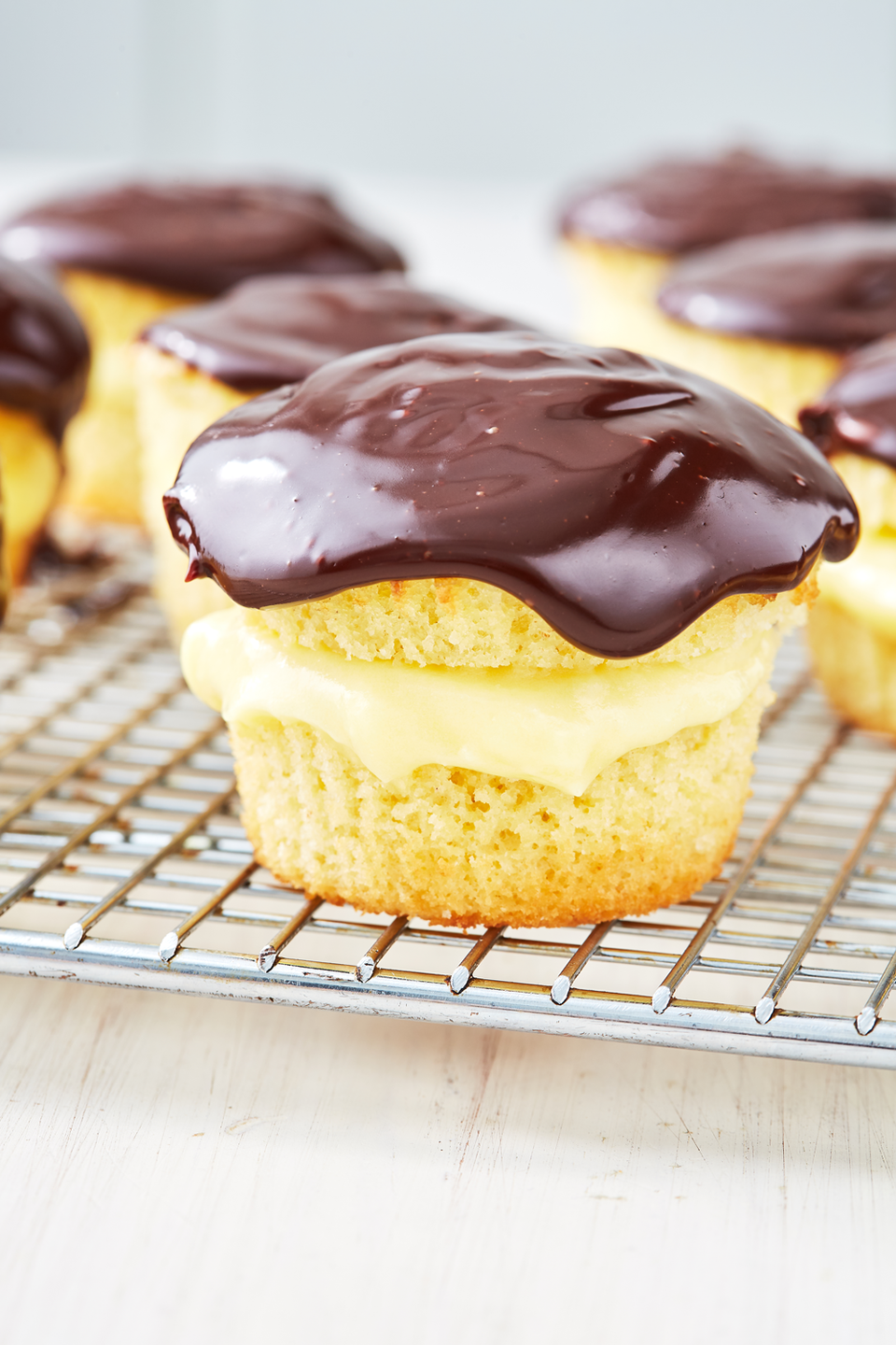 Boston Cream Cupcakes