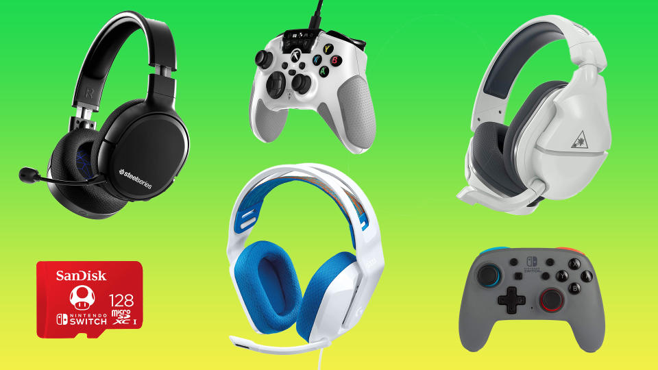 The perfect headsets, controllers and more, on sale at Amazon.