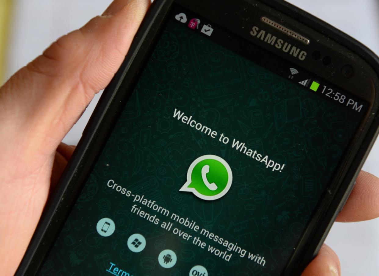 WhatsApp is also trialling a revoke option that lets you ‘unsend’ a sent message: STAN HONDA/AFP/Getty Images