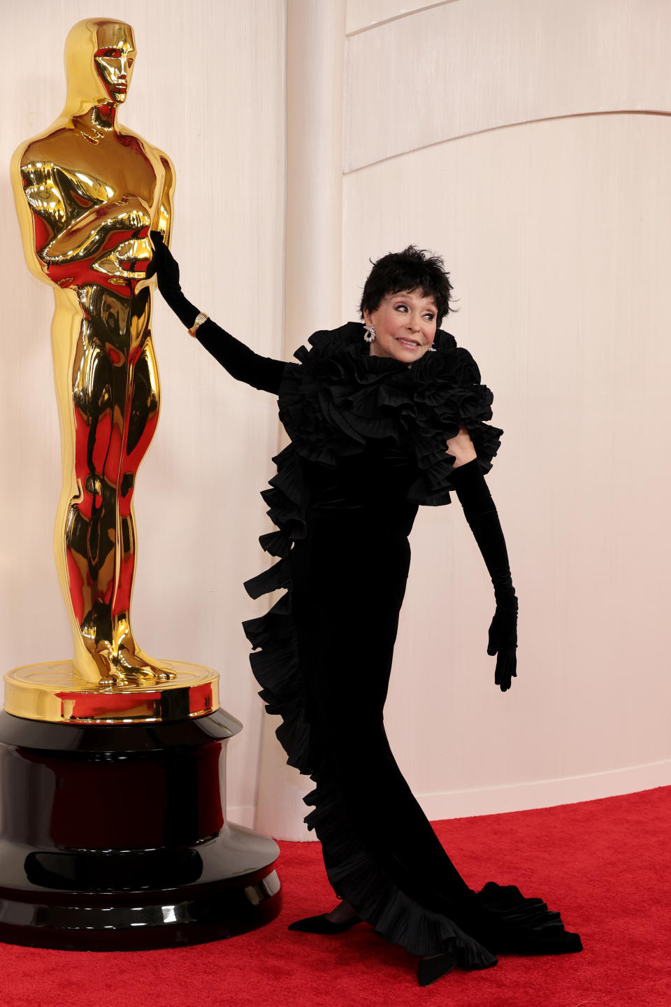 Rita Moreno, Oscars 2024, 96th Annual Academy Awards, red carpet fashion, celebrity style