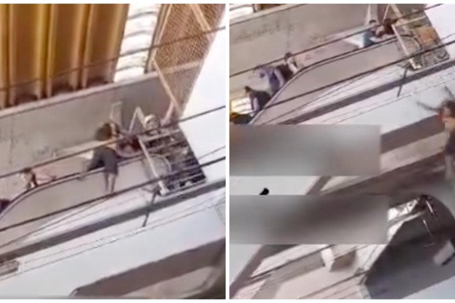 Abuelito muere al caer de una escalera eléctrica en centro comercial en Brasil
