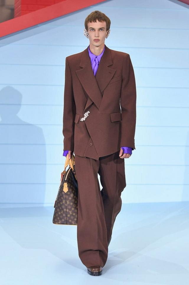Louis Vuitton, Jackets & Coats, Virgil Abloh By Louis Vuitton Fox Tie Dye  Fur Winter 222 Mens Wear Collection