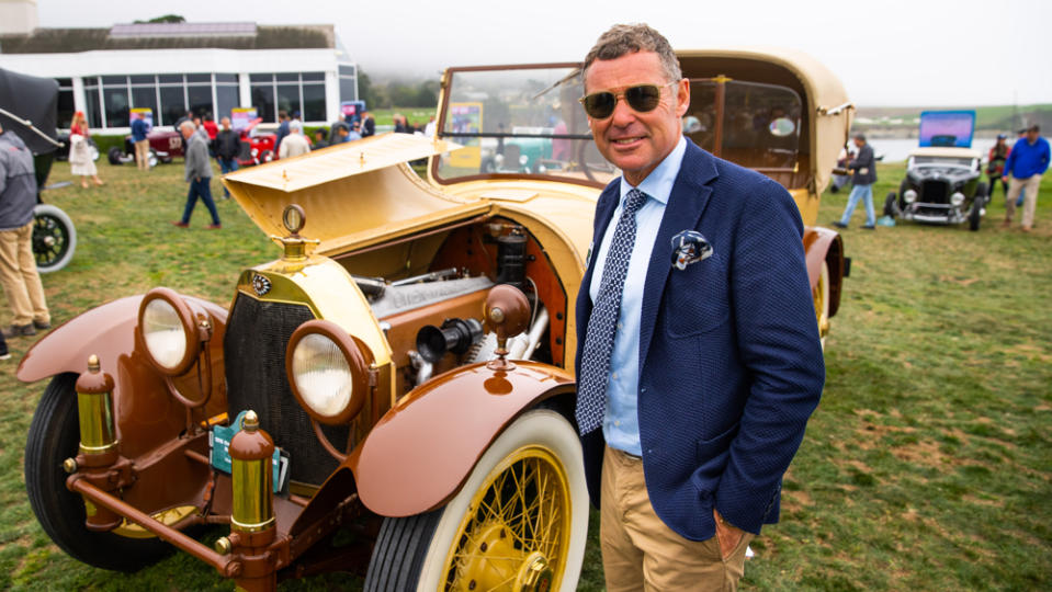 Tom Kristensen, nine-time winner of the 24 Hours of Le Mans, was one of the honorary judges this year. - Credit: Tom O'Neal, courtesy of Rolex.