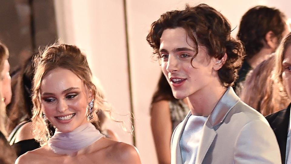 Lily Rose Depp and Timothee Chalamet attend 