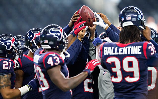 The Houston Texans will go head to head with the Kansas City Chiefs in weeks one of the NFL season. Source: Getty.