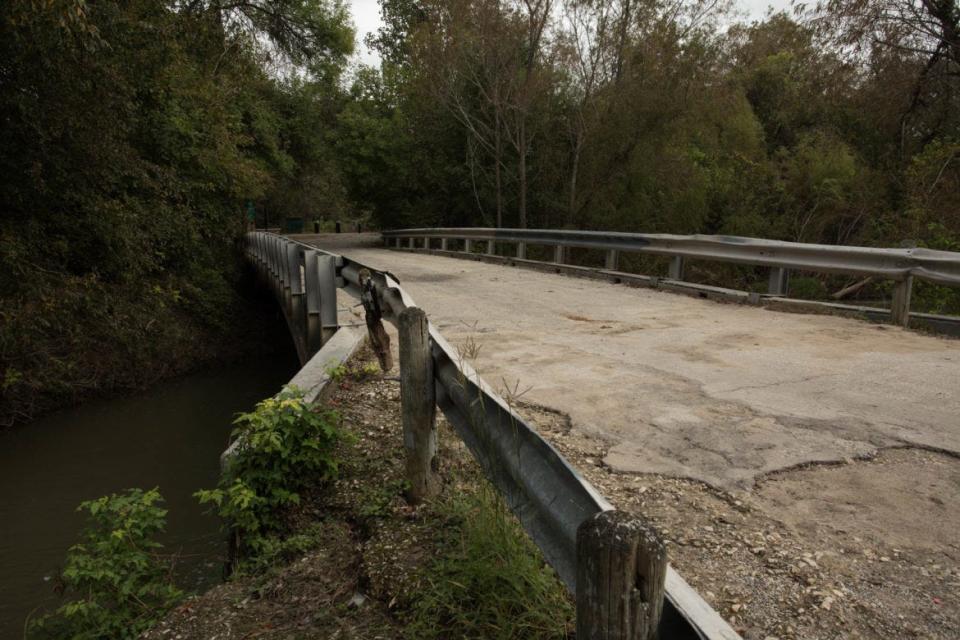 The Old Applewhite Bridge, known as the Donkey Lady Bridge.