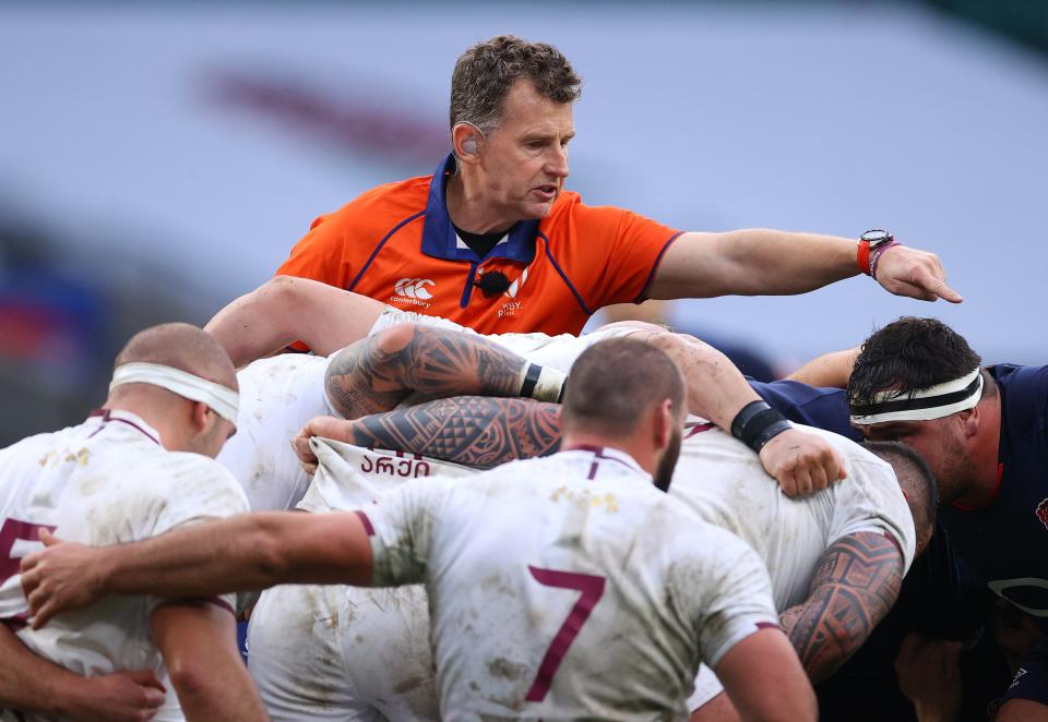 Nigel Owens will referee his 100th Test match this weekendGetty