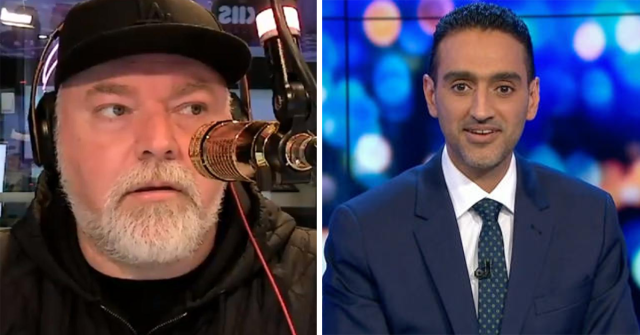 Kyle Sandilands and Waleed Aly.