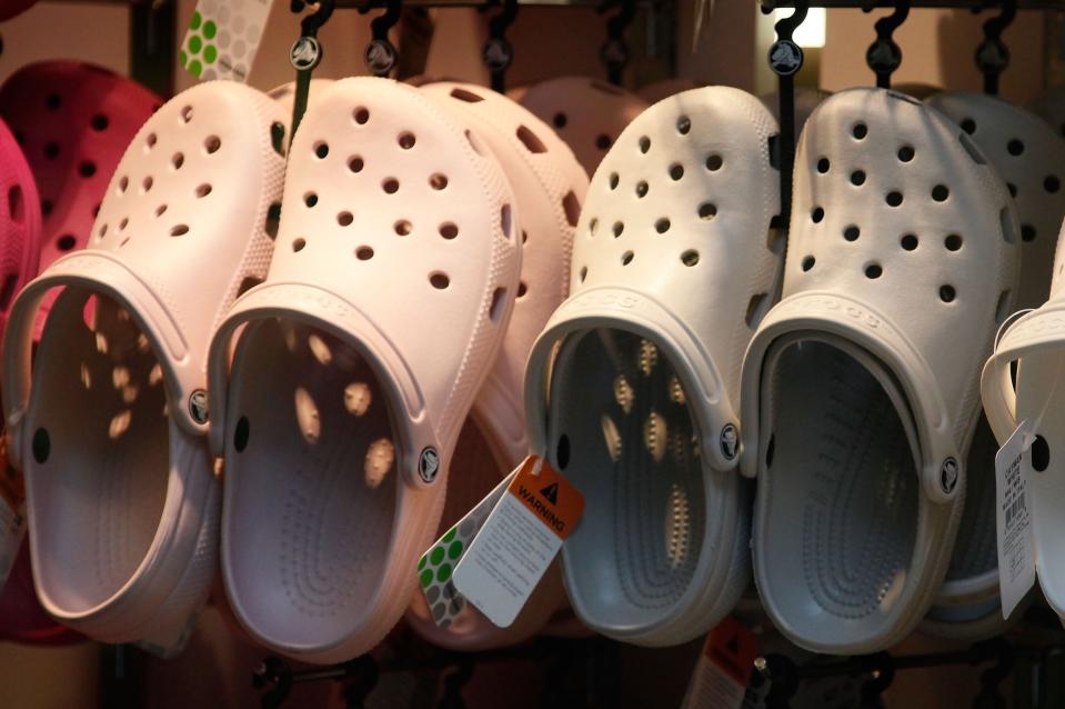 Say what you will about Crocs, but they're easy to slip on and off as you go through airport security.