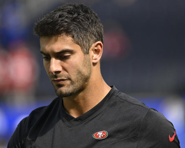 Jimmy Garoppolo still 'going through his process' with foot injury, Raiders  looking at training camp return