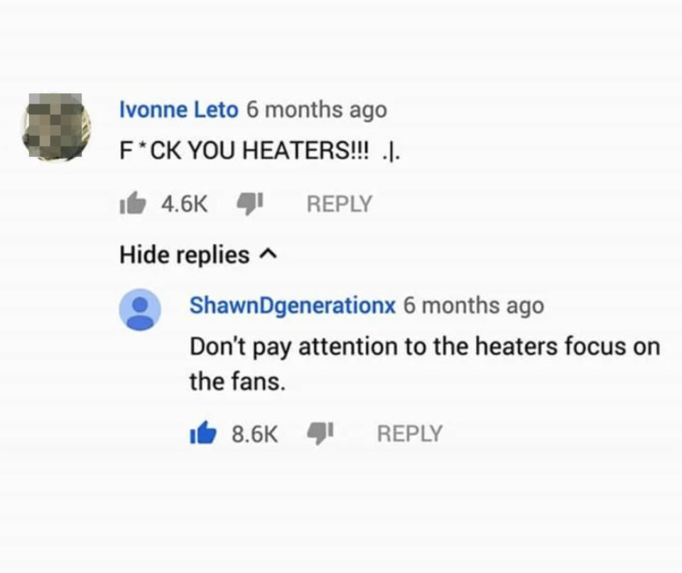 "Don't pay attention to the heaters focus on the fans."