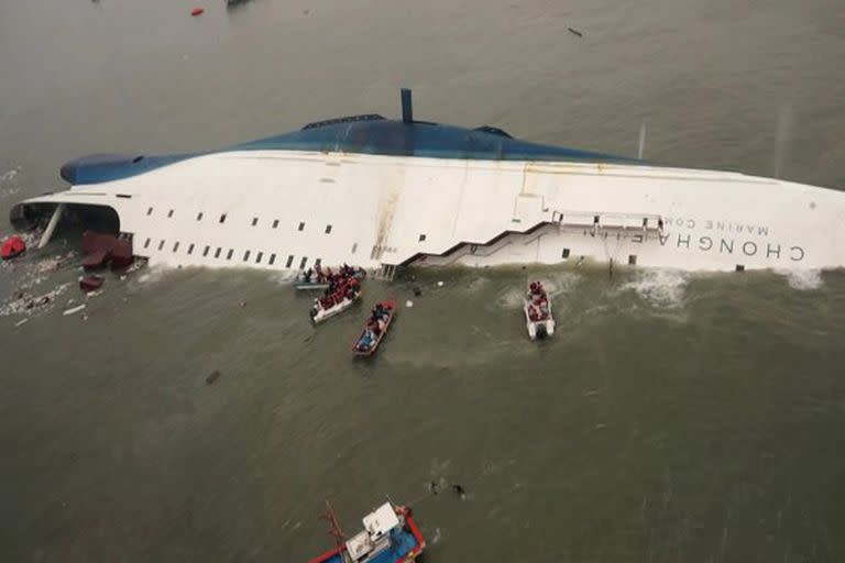 En el naufragio del Ferry Sewol murieron más de 300 personas