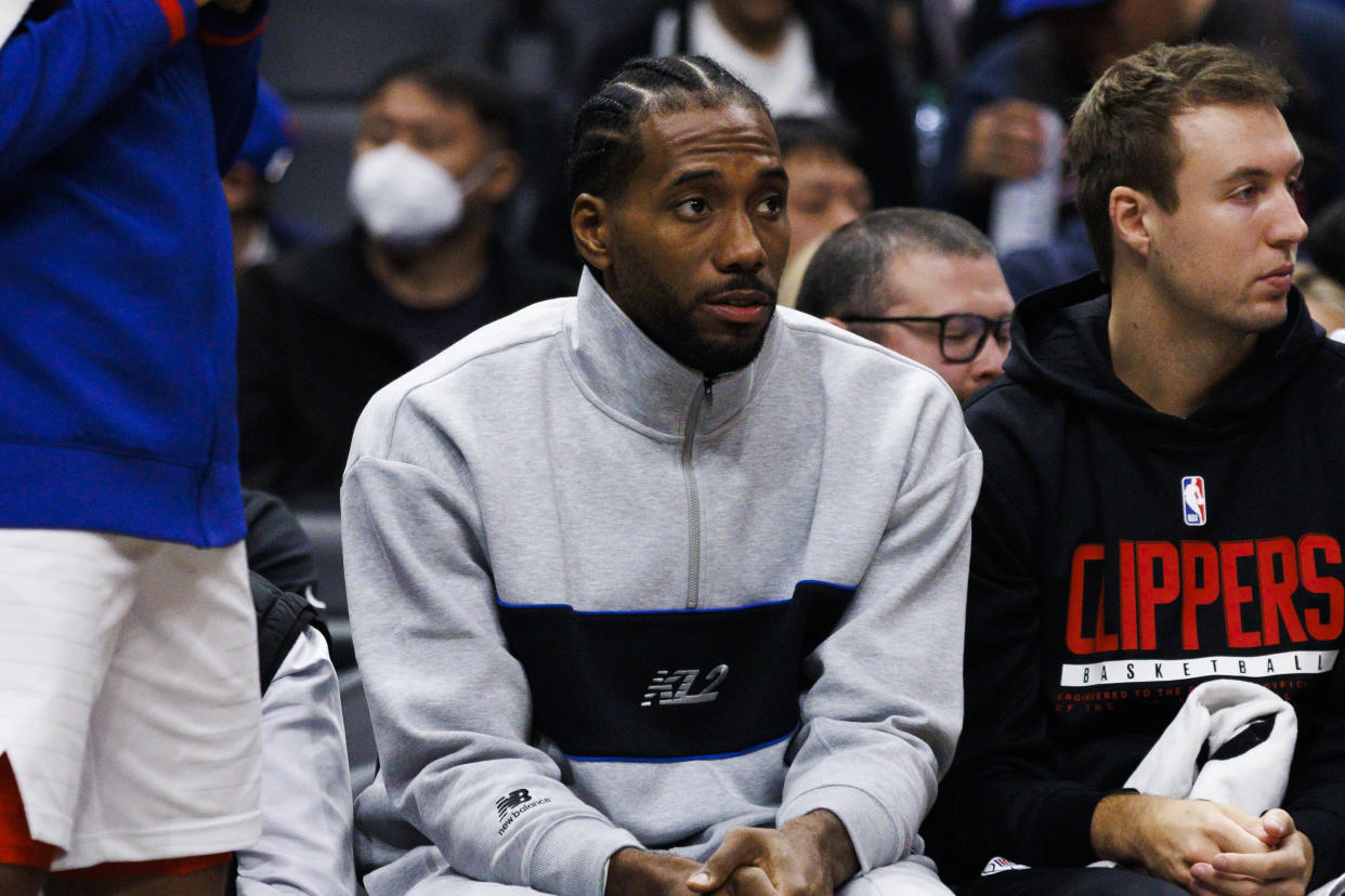  Kawhi Leonard denies that he's sat because of load management. (Ric Tapia/Icon Sportswire via Getty Images)