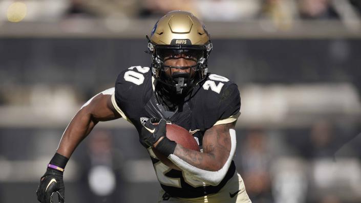 Colorado running back Deion Smith is among 20 new signings to join Provo via the transfer portal.  |  David Zalubowski, Associated Press