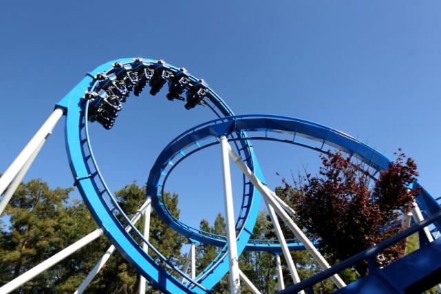 New York New York's Big Apple Coaster adds Premier Rides trains « Amusement  Today