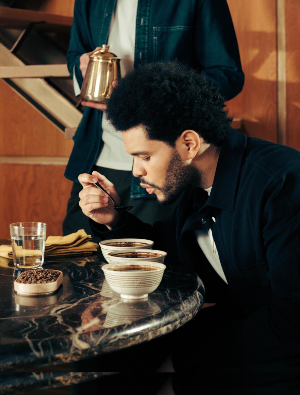 The Weeknd has partnered with Oakland, California-based specialty coffee company Blue Bottle Coffee on Samra Origins, a new brand of coffee, with the first becoming available May 9.