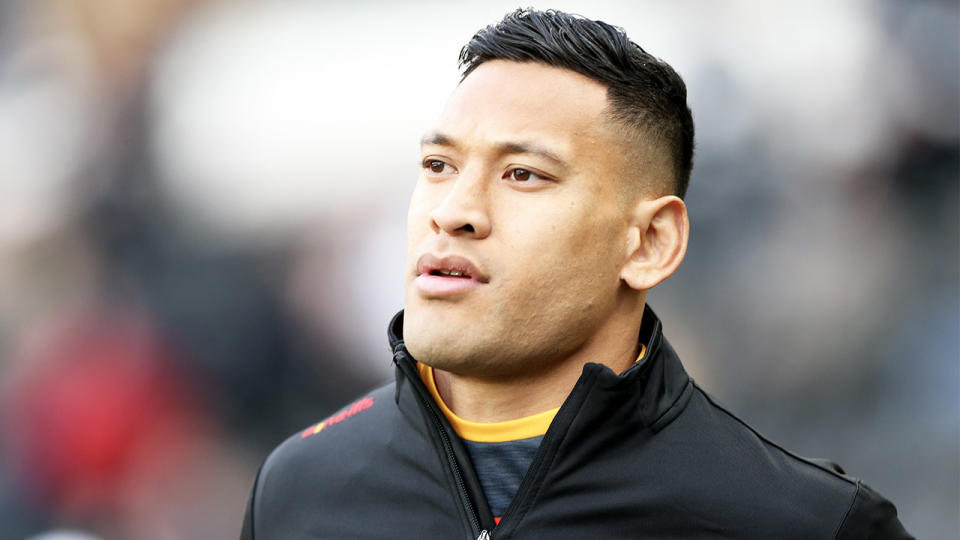 Reports suggest the West Tigers had interest in signing former Wallabies and NRL star Israel Folau for the competition restarted. (Getty Images)