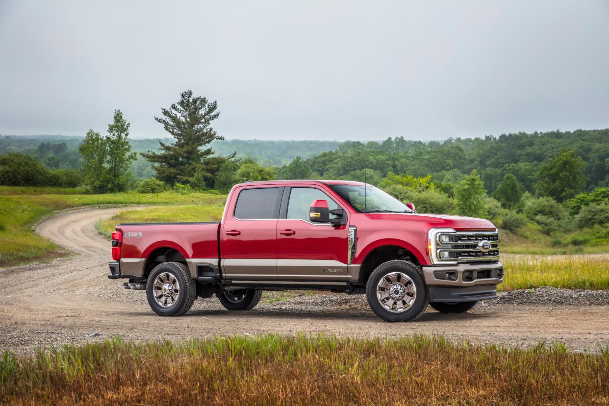 The Ford 2023 F-350 King Ranch Super Duty pickup.