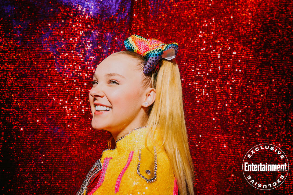 JoJo Siwa goes rainbow bright for EW's digital Pride cover shoot