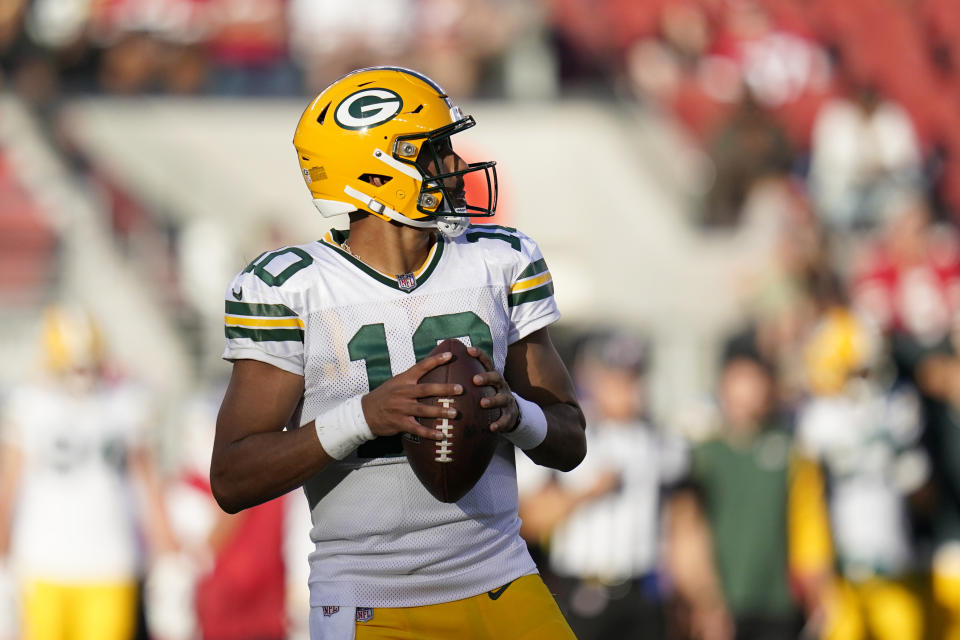 Green Bay Packers quarterback Jordan Love will get some playing time this preseason. (AP Photo/Godofredo A. Vásquez)