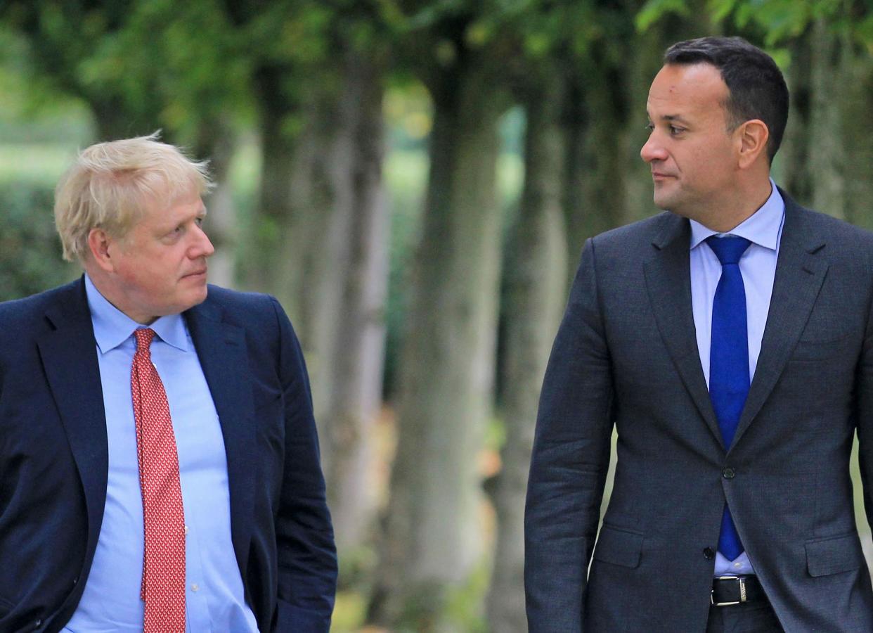 Boris Johnson and Leo Varadkar's meeting on Thursday sparked optimism: PA