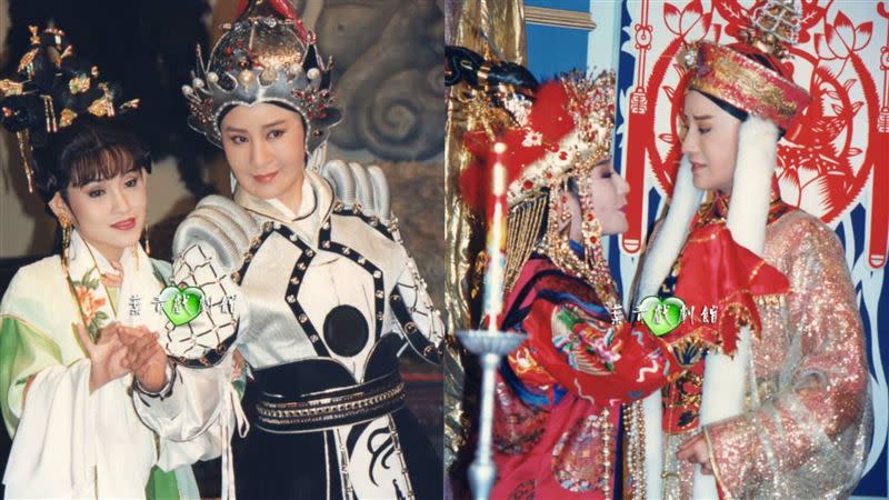 石惠君（左起）過去曾和葉青、連明月一起演出《薛平貴與王寶釧》，是許多歌仔戲迷的回憶。（圖／翻攝自葉青戲劇館臉書）
