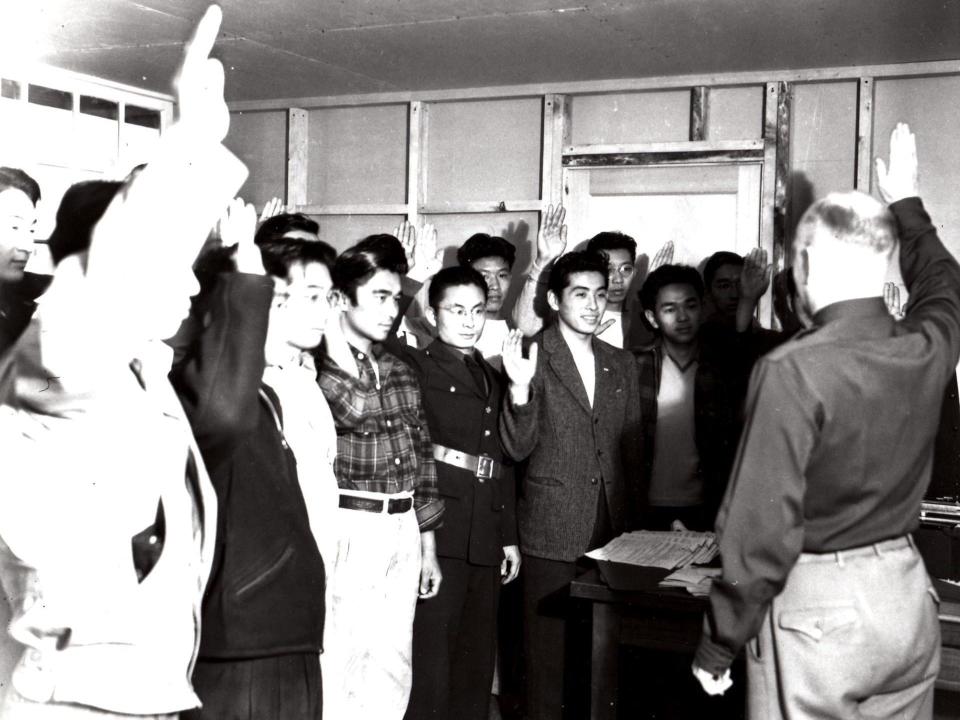 Japanese-American Nisei Army soldiers