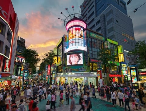 The trendy pedestrianised streets of Ximending - Credit: getty