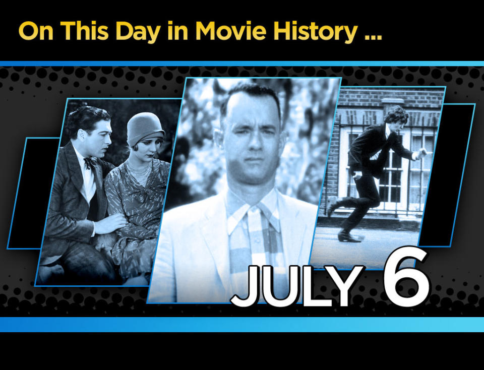 On this day in Movie History July 6 Title Card