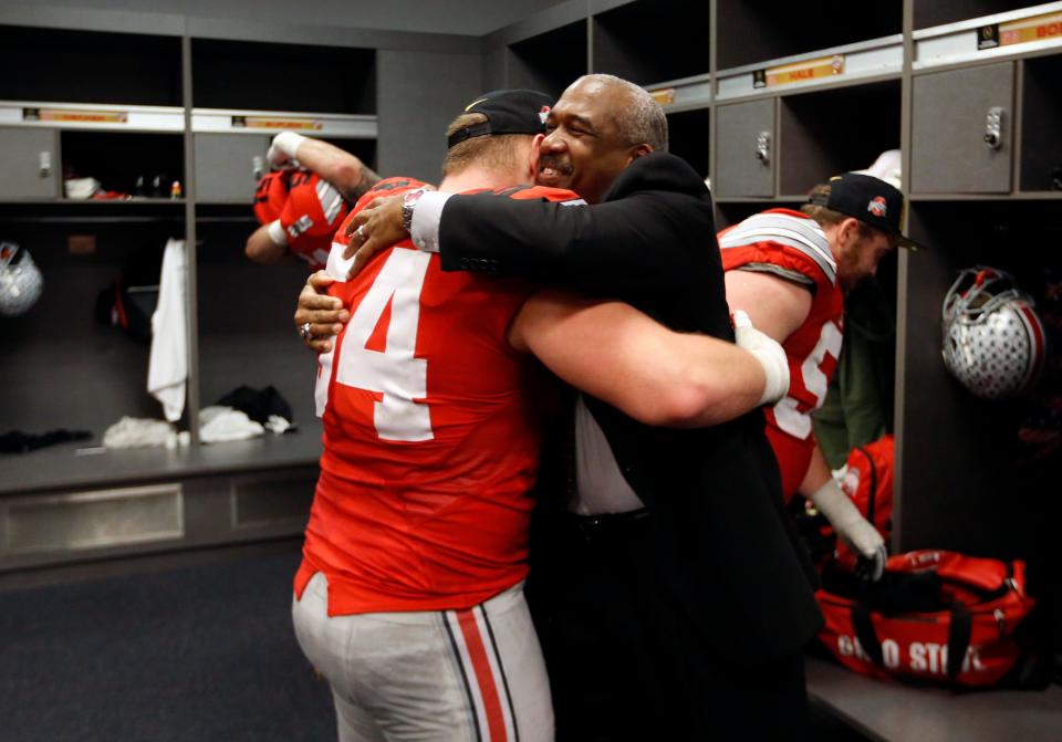 On the day he announced his retirement, Ohio State athletic director Gene Smith said the Buckeyes winning the first-ever College Football Playoff Championship was one of his proudest moments.