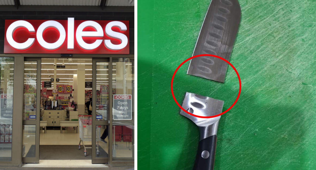 Disappointed Coles customers claim their promotional MasterChef knives  SNAPPED while being used