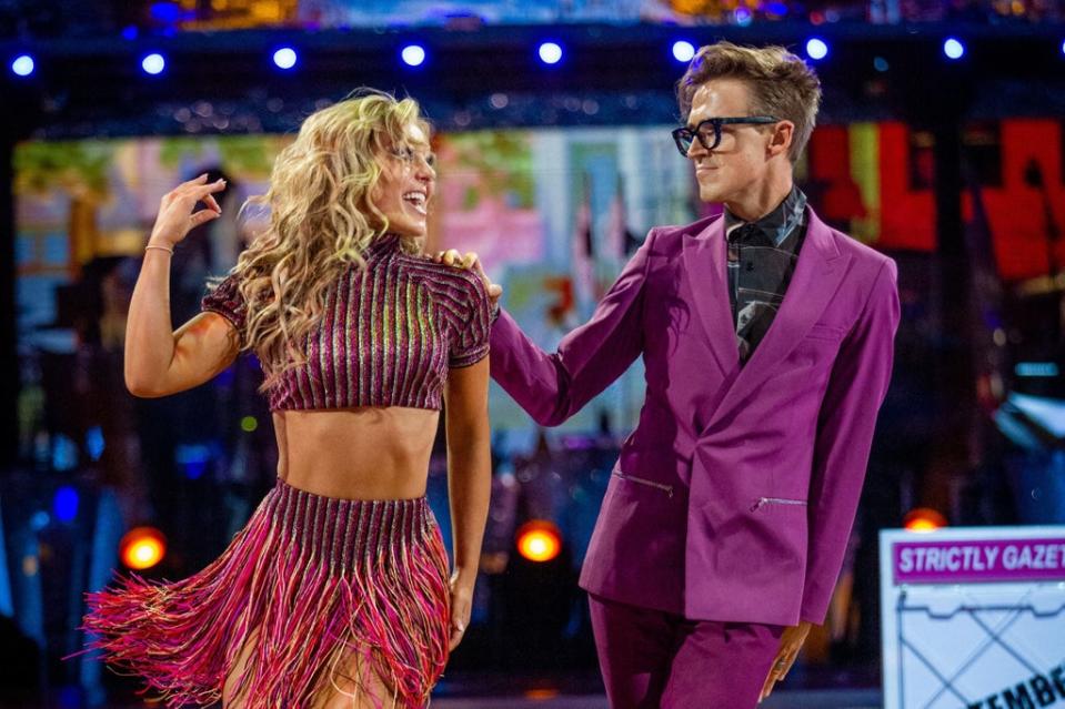 Strictly’s Amy Dowden and Tom Fletcher (PA)