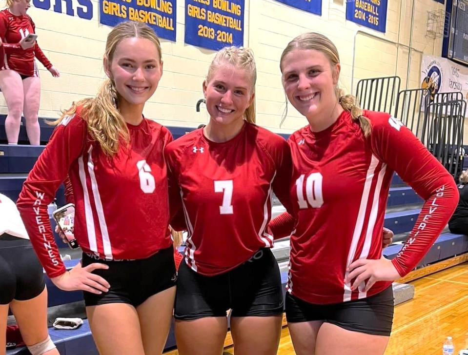 Waverly High School senior Peyton Shaw, right, played on Waverly's volleyball and girls basketball teams. Shaw was killed Dec. 12, 2023 in a three-car crash in Tompkins County.