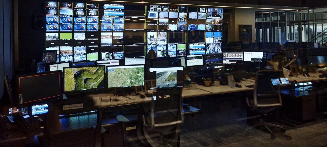  BeckTV news control room. 
