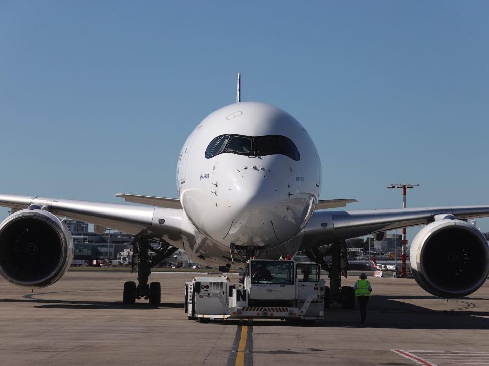 Qantas A350-1000 aircraft.