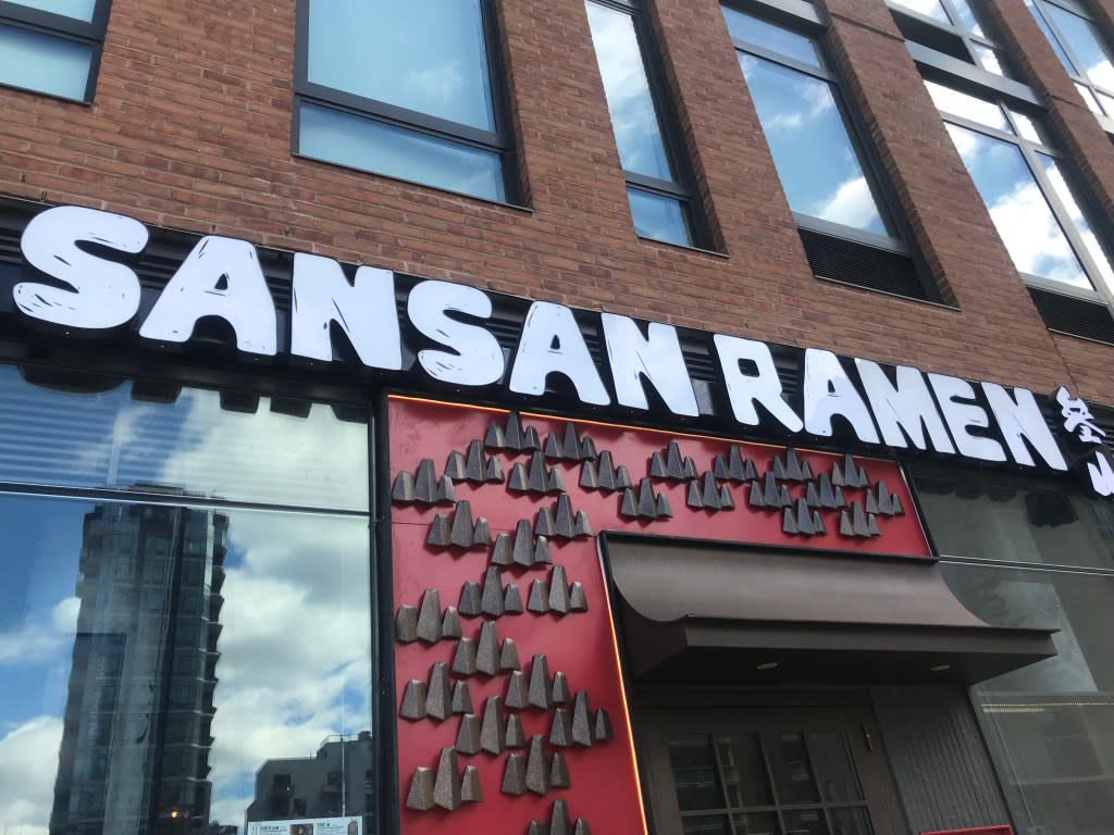 Sansan Ramen in Long Island City, Queens, is one of five restaurants that use a remote hostess. Marie Pohl / NY Post