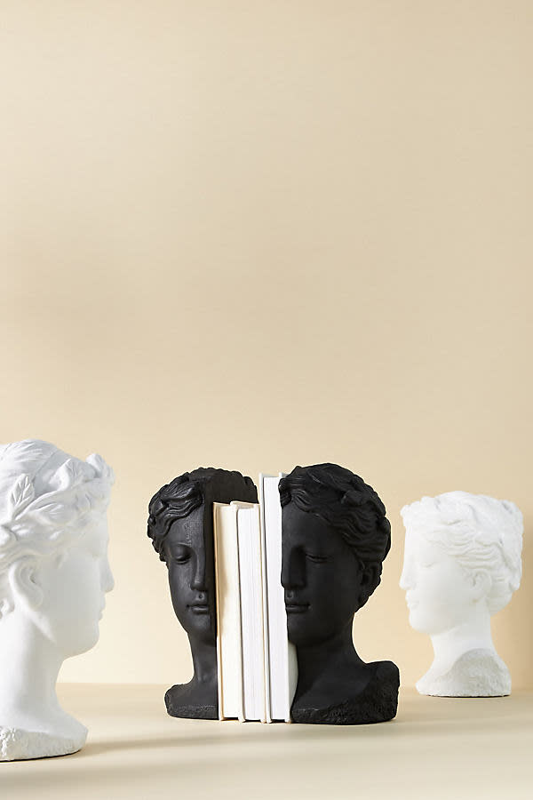 <p><a href="https://go.redirectingat.com?id=74968X1596630&url=https%3A%2F%2Fwww.anthropologie.com%2Fanthroliving%2Fshop%2Fgrecian-bust-bookends%3Fcolor%3D001%26size%3DALL&sref=https%3A%2F%2Fwww.womansday.com%2Flife%2Fentertainment%2Fg29551373%2Fgifts-for-book-lovers%2F" rel="nofollow noopener" target="_blank" data-ylk="slk:Shop Now;elm:context_link;itc:0;sec:content-canvas" class="link rapid-noclick-resp">Shop Now</a></p><p>Grecian Bust Bookends</p><p>anthropologie.com</p><p>$58.00</p>