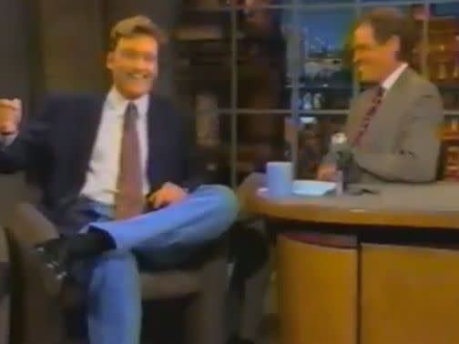 Conan first appeared on "Late Show With David Letterman" on July 29th, 1994.